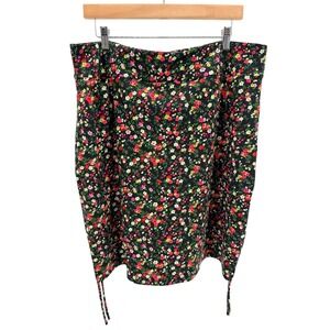 Cakulo Athletic Skort 2XL NWT Floral Knee Length Drawstring Golf Tennis Skirt‎